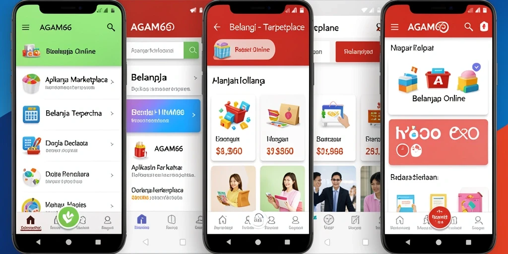 Tampilan antarmuka AGAM66 yang modern dan mudah digunakan.