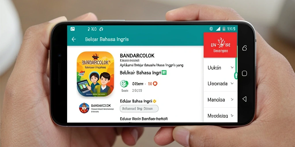 Antarmuka aplikasi BANDARCOLOK yang menarik dan interaktif.