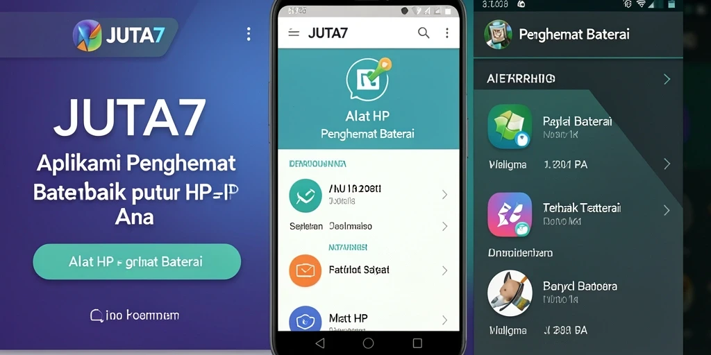 Tampilan antarmuka JUTA7 yang sederhana dan fungsional.