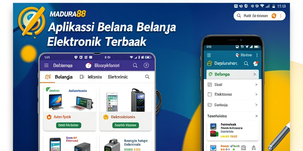 Tampilan antarmuka MADURA88 yang mudah digunakan untuk belanja elektronik.