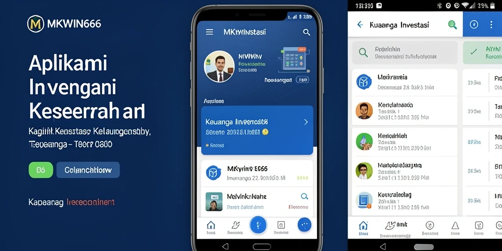 Screenshot utama MKWIN666 yang menampilkan fungsi Investasi yang intuitif dan mudah digunakan.