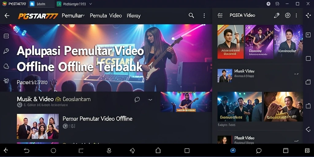 Tampilan antarmuka PGSTAR777 yang modern dan mudah digunakan.