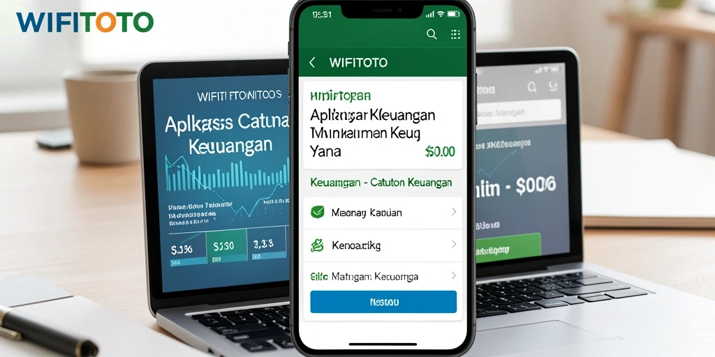 Antarmuka WIFITOTO yang sederhana dan mudah digunakan untuk Catatan Keuangan.